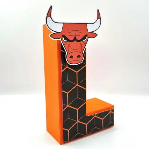 Letra 3d - Basquete Nba