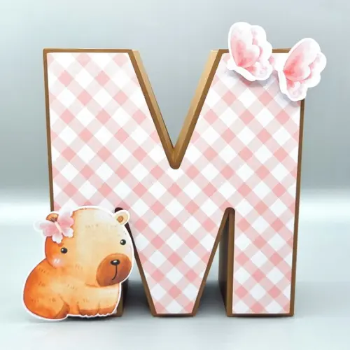 Letra 3d - Capivara Modelo 2