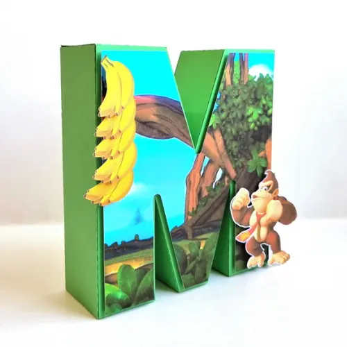 Letra 3d - Donkey Kong
