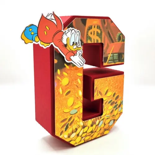 Letra 3d - Ducktales / Tio Patinhas
