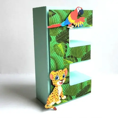 Letra 3d - Fauna Brasileira