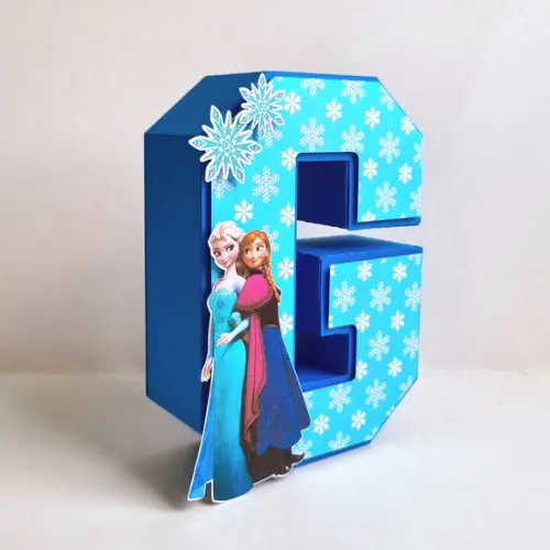Letra 3d - Frozen 1