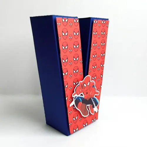 Letra 3d - Homem Aranha