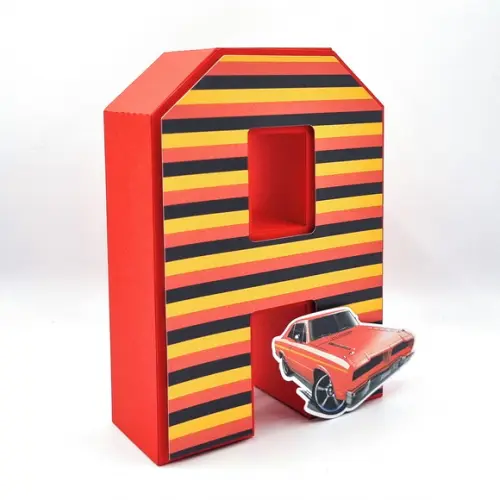 Letra 3d - Hot Wheels