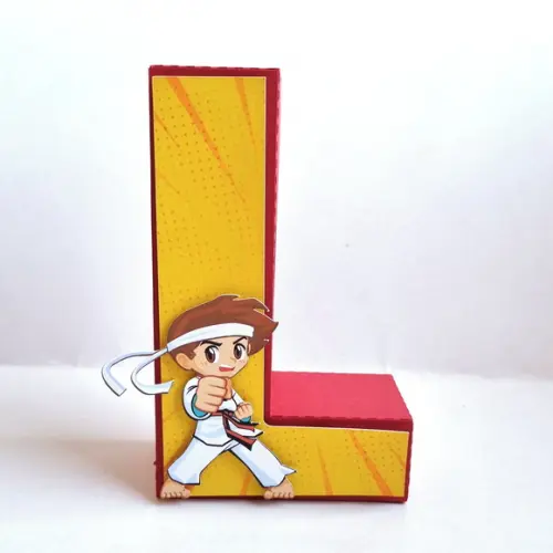 Letra 3d - Karatê