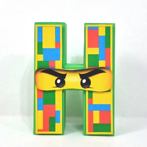 Letra 3d - Lego Ninjago