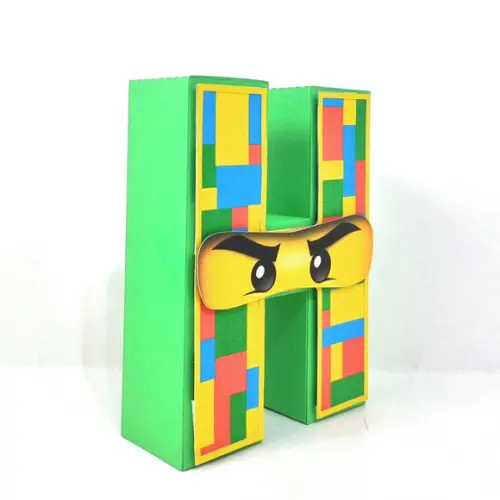 Letra 3d - Lego Ninjago