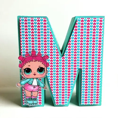 Letra 3d - Lol Surprise