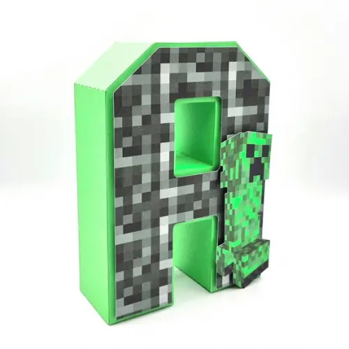 Letra 3d - Minecraft