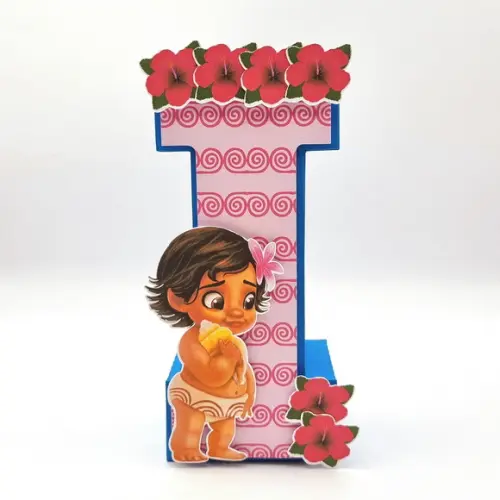 Letra 3d - Moana Baby