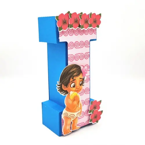 Letra 3d - Moana Baby