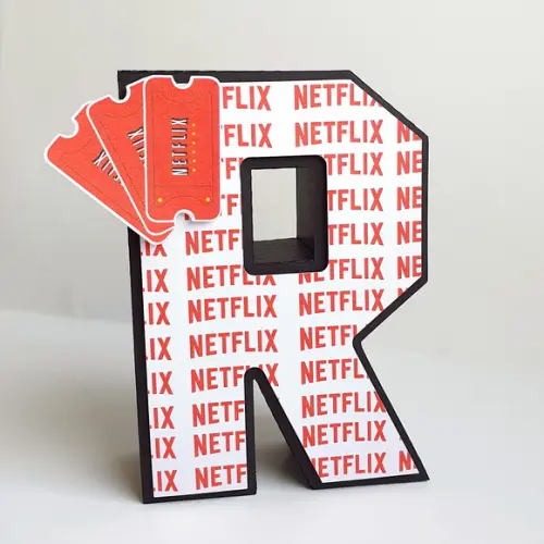 Letra 3d - Netflix