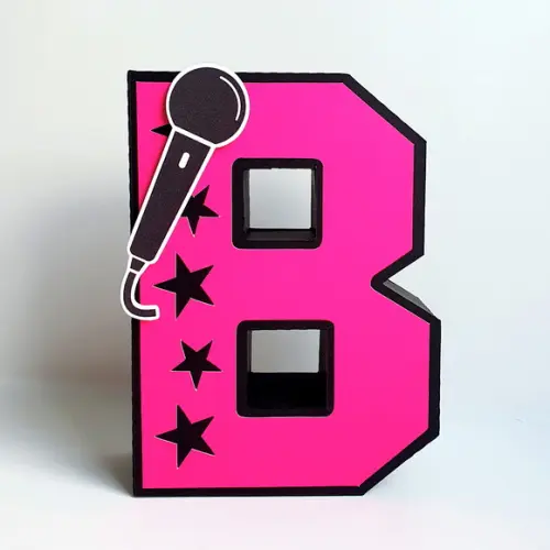 Letra 3d - Neon
