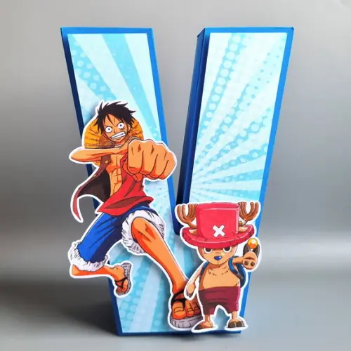 Letra 3d - One Piece
