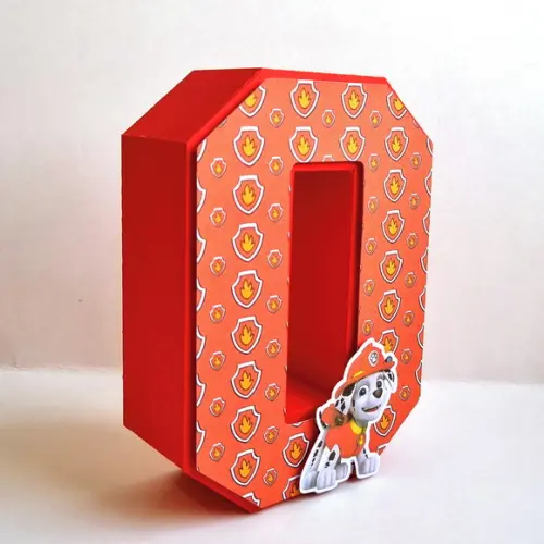 Letra 3d - Patrulha Canina
