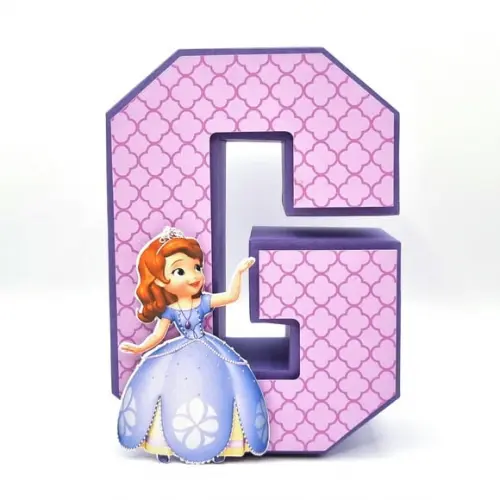 Letra 3d - Princesa Sofia
