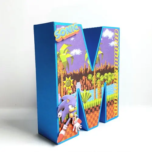 Letra 3d - Sonic