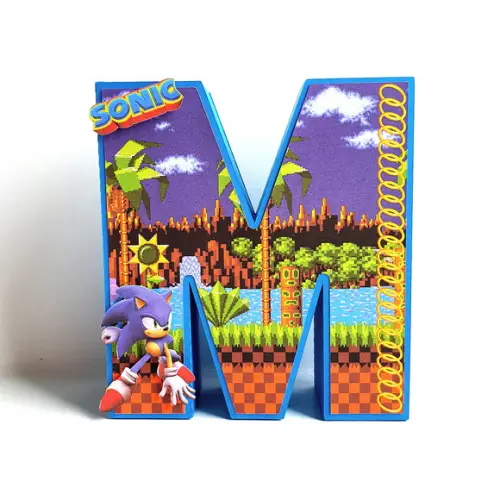 Letra 3d - Sonic