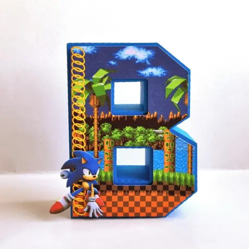Letra 3d - Sonic 1