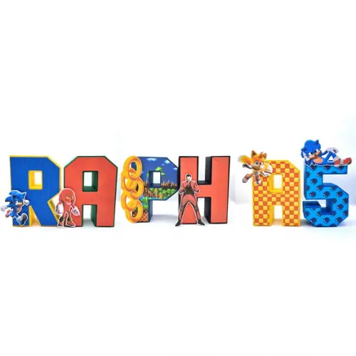 Letra 3d - Sonic 2