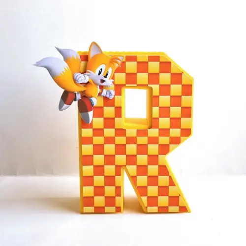 Letra 3d - Sonic 1