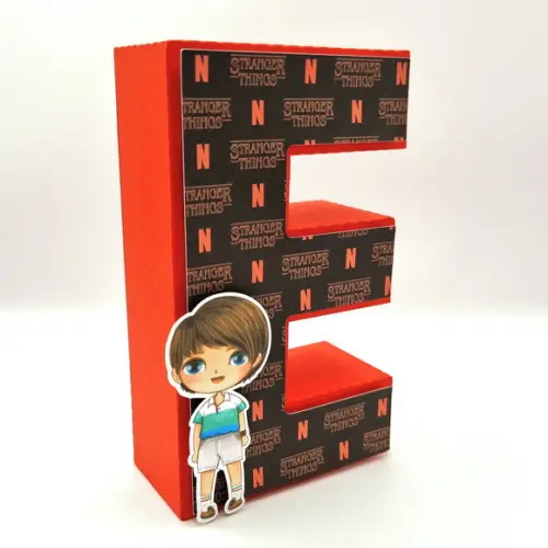 Letra 3d - Stranger Things