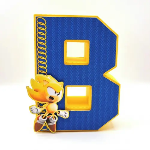Letra 3d - Super Sonic