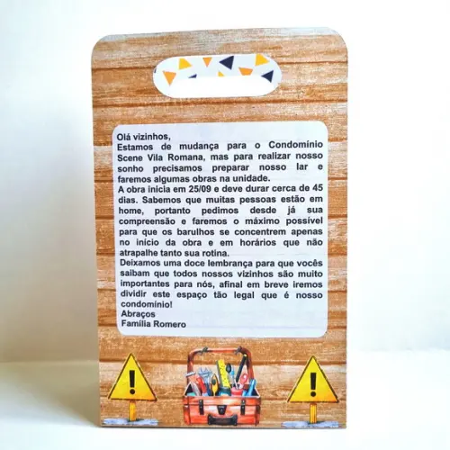 Sacola Personalizada Vertical - Construtor - Obra