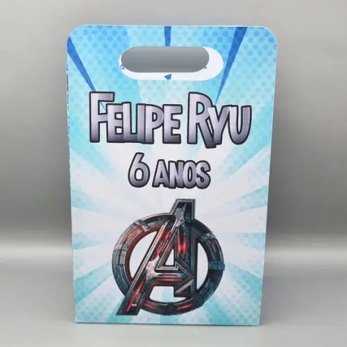 Sacola Personalizada Vertical - Vingadores
