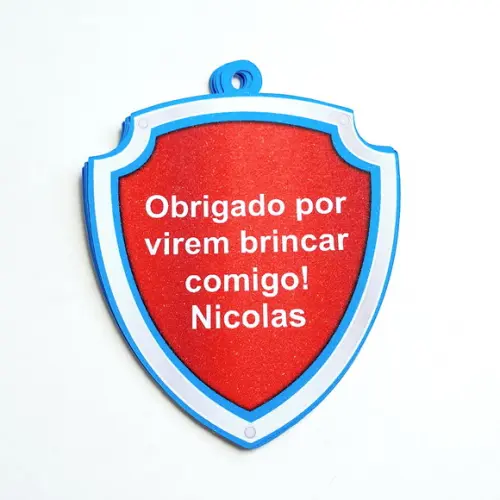 Tag de Agradecimento - Patrulha Canina