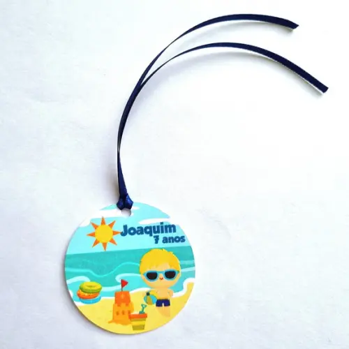Tag de Agradecimento - Praia - Beach Party