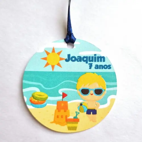 Tag de Agradecimento - Praia - Beach Party