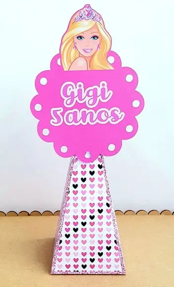 Caixa Cone - Barbie