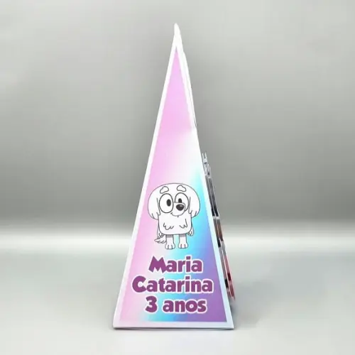 Caixa Cone - Bluey Candy Rosa