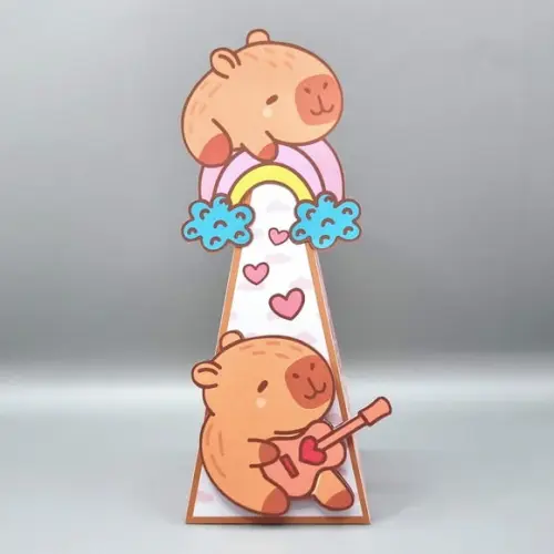 Caixa Cone - Capivara Cute