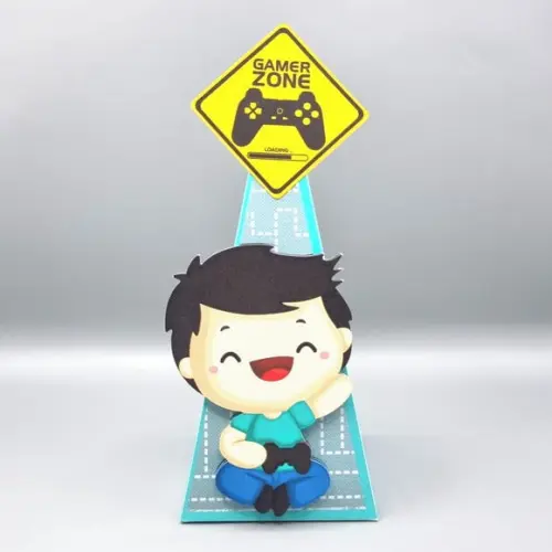 Caixa Cone - Gamer - Vídeo Game - Games