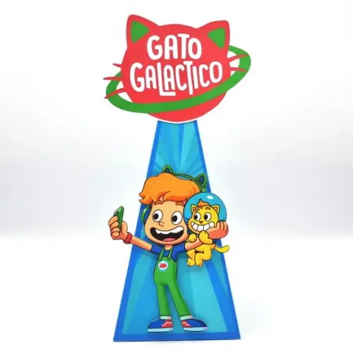 Caixa Cone - Gato Galactico