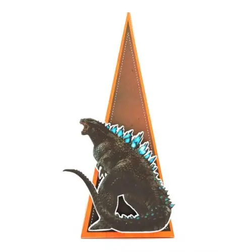 Caixa Cone - Godzilla Laranja