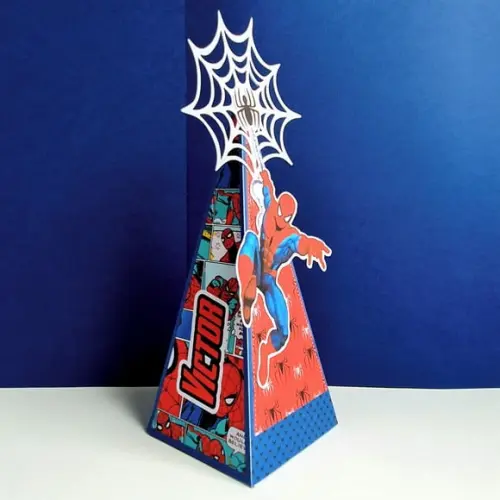 Caixa Cone - Homem Aranha