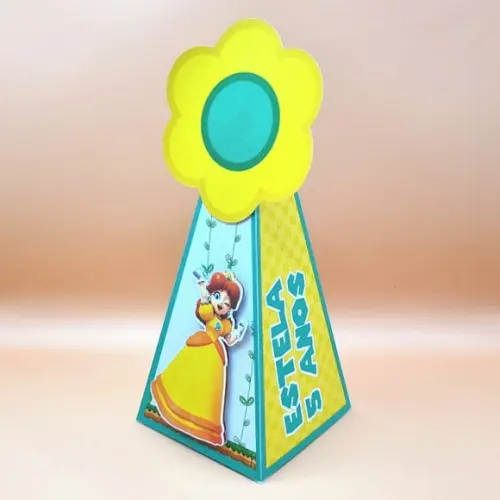 Caixa Cone - Princesa Daisy / Princesa Deise