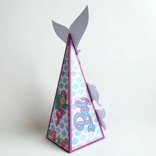 Caixa Cone - Sereia Floral