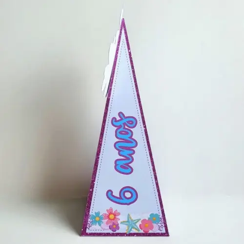 Caixa Cone - Sereia Floral