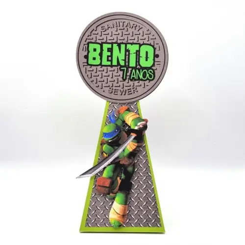 Caixa Cone - Tartarugas Ninja
