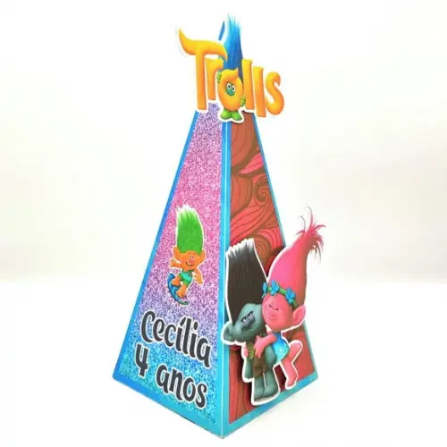 Caixa Cone - Trolls