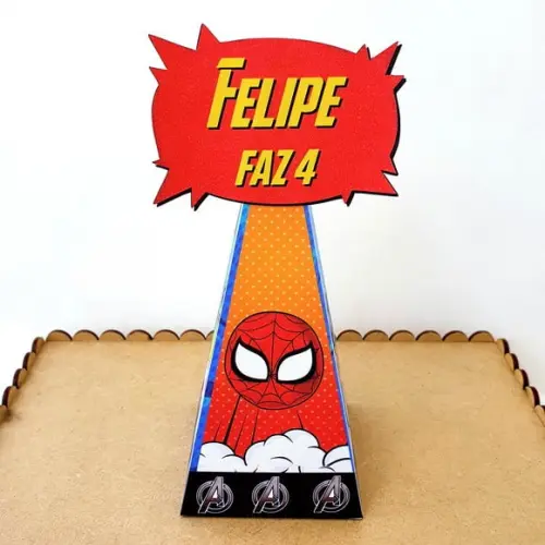 Caixa Cone - Vingadores Cute