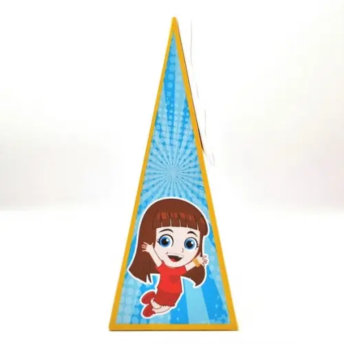 Caixa Cone - Aventureira Rosa