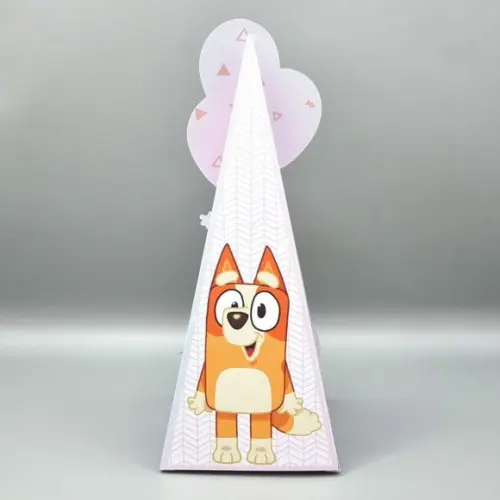 Caixa Cone - Bluey Candy Rosa