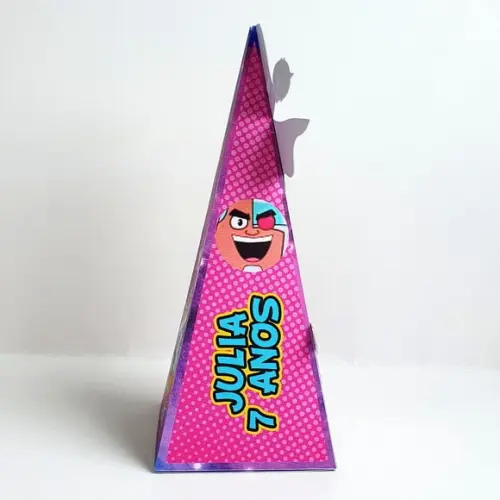 Caixa Cone - Jovens Titãs Rosa