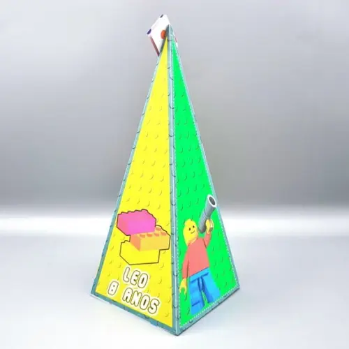 Caixa Cone - Lego
