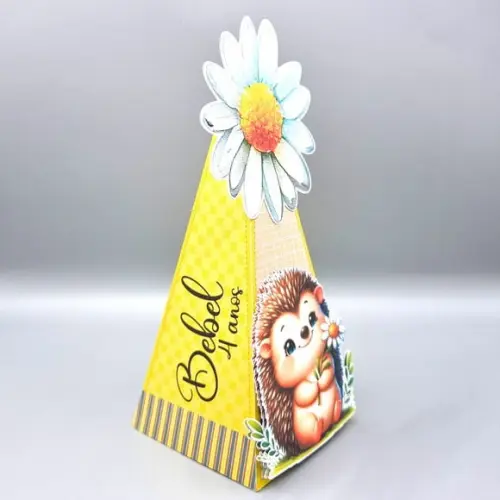 Caixa Cone - Margaridas